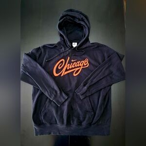 EUC Nike Chicago Pullover Hoodie - Black/Orange, Size L & XL Available